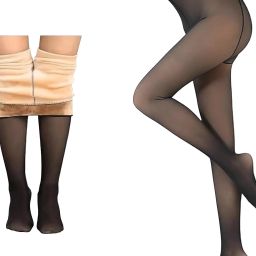Aster Women’s Warm Fleece Thermal Tights | Mid Rise | Skinny Fit Leggings | Women Pyjama Thermal-image-4