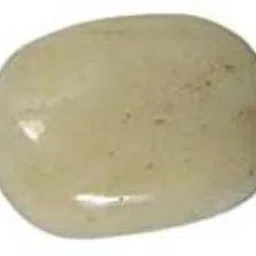 Natural Safed Moonga White Moonga pebble 8.3ct Regular Oval Crystal Pebbles-image-51