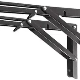 Folding Shelf Brackets Heavy Duty Metal Wall Mounted Space Saving Bracket 30 CM Shelf Bracket-10