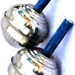 Maracas with Silver Polish Combo Shaker Percussion (pair of 1) Bhapang Instrument-image-28