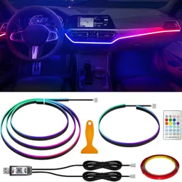 carzex USB Car Dashboard K4 Ambient Light 110+25cm Remote + APP Symphony Car Fancy Lights-picture-14