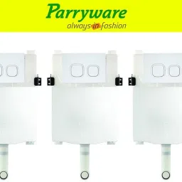 Plus plain Concealed Cistern with Flush plate set of 3 pic 162 Dual Flush Tank-picture-28