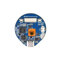 Waveshare RP2350 MCU Board, With 1.28inch Round Touch LCD, Dual-core & Dual-architecture Design image 1