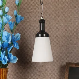 MFD HOME FURNISHING White & Black Solid Hanging Light-image-88