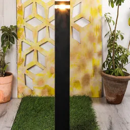 MFD HOME FURNISHING Black Contemporary Outdoor Lamp-55