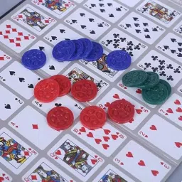 perkscorner Board Game | Make 5 in a Series Card Game | Board Game for All Ages,Multicolor Board Game Accessories image 5