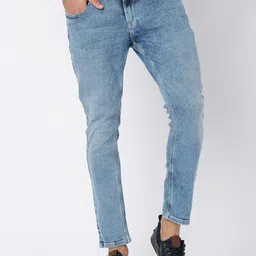 spykar Men Slim Mid Rise Blue Jeans-picture-16