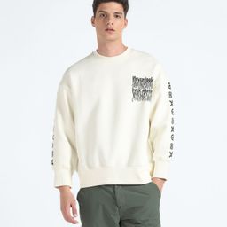 flying machine Men Full Sleeve Printed, Solid Sweatshirt-picture-31