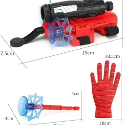 suthar's Spiderman Web Shooters Toy with Gloves For Kids, Web Dart Launcher Wrist Toy Set image 2