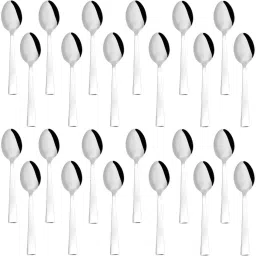 Cutlux 24 Pieces Spoon Length 16.5cm 1.7mm Thickness kitchen set utensils Stainless Steel Table Spoon Set-image-22