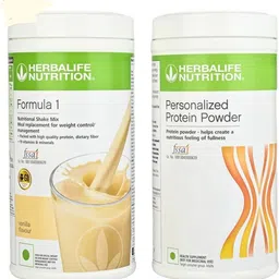 herbalife VANILLASHAKEWITH400G PROTEIN COMBO VANILLA, UNFLAVOR POROTEIN Powder-picture-47