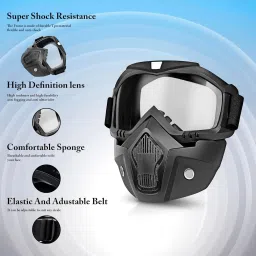 Special Edition safety goggle mask for bike motorcycle cycle with helmet and eye glasses safe BlowtorchSafety Goggle-image-53