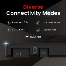 Portronics Sound Slick 8 80W Touch Control Bluetooth Soundbar,Surround Sound With Remote 80 W Bluetooth Soundbar image 2