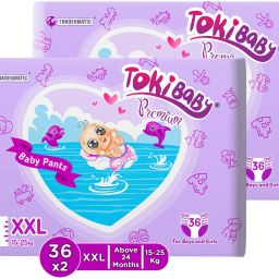 Premium Ultra Thin Pull Up Baby Diaper Pants Size XXL from 24 Months (15-25 Kg) - XXL-18