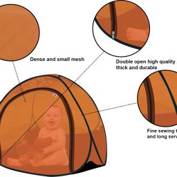 bergojewels Polyester Kids Washable Polyester Adults Washable Kids Baby Mosquito Net with base Mosquito Net Mosquito Net image 4