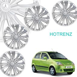 CAR WHEEL CAP/ WHEEL COVER ELEGANT "SILVER" 13 INCH Wheel Cover For Chevrolet Spark, Zen Estilo, Accent, Eeco, Alto K10, Esteem, S-Presso Lxi, i10, A-Star, Indica-image-71