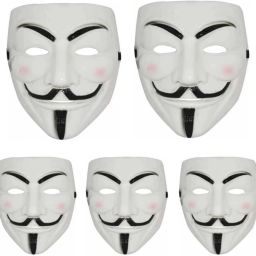 Michael Mask Set of 3 White Party Mask-picture-37