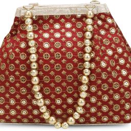 Women Maroon Potli-image-23