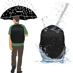 MOREL Rain Cover for Bags Protector Elastic Dust Proof, Waterproof Trekking Bag Cover, School Bag Cover, Luggage Bag Cover-image-5