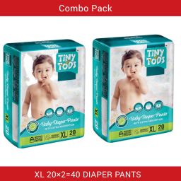 Baby Diaper Pants - XL Size (12-17kgs) (XL20 x 2 = 40 Pants) Extra Large Size - XL-image-11