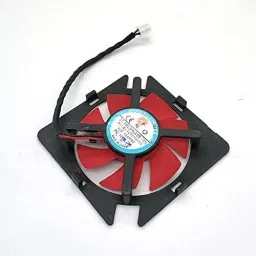 Electronic Spices FD5010U12S 12V 0.22AMP for hd7350 For Raedon AMD graphic card cooler cooling fan GDDR5X 1 GB AMD Radeon Chipset 64 bit 6000 MHz Graphics Card-14