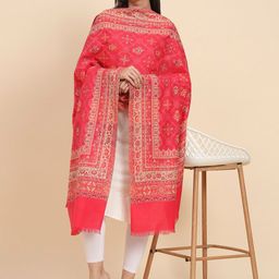 Pashmoda Jamawar Ethnic Motifs Woven Design Shawl-picture-56