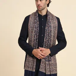 Zamour Men Woven Design Stole-image-83