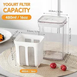 Yogurt Filter Curd Maker Greek Yogurt Maker Dahi Strainer Curd Strainer Yogurt Maker-23