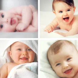 Pack of 4 Cute Baby Combo Posters | Smiling Baby Poster | Poster for Pregnant Women | HD Baby Wall Poster for Room decor Paper Print-image-89
