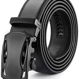 Men Casual Black Synthetic Belt-image-27