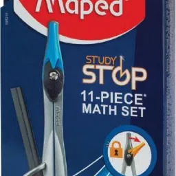 195211 study stop 11 piece math set Geometry Box-5