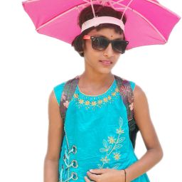 Hat Umbrella for Kids Girls Boys Pink Color Cap Umbrella for Men and Women Kids Umbrella-picture-23