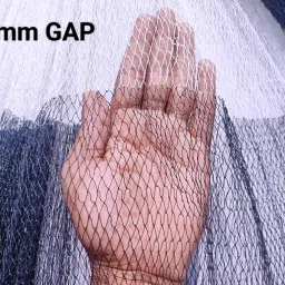 purkait fishnet 16mm CAST NET 4.1kg (black & white) Fishing Net image 4
