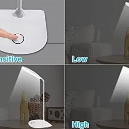 gettrade Rechargeable Emergency Table Desk Lamp Student Reading Light Led Foldable G68 Study Lamp image 2
