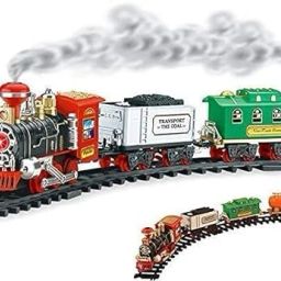 Choo Choo Train Toys for Kids with Track Big Size Battery Operated-image-4