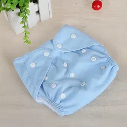 aerex Pack of 9 Colorful Cloth Adjustable Diapers Combo for Baby with Button image 4