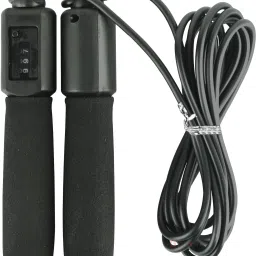 Skipping Rope with Foam Handled Black Color Freestyle Skipping Rope-image-39