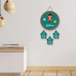 vibecrafts Decorative Modern Multicolour Engineered Wood Wall Hanging Quotes-picture-8