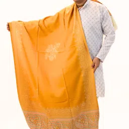Sprha Wool Embellished Men, Women Shawl-image-33