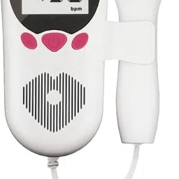 Fetal Doppler with Built in Speaker for Heart Rate Monitor for Home & Clinic White Fetal Doppler-image-40