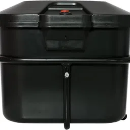 BIKE SIDE BOX CANDY 02 PREMIUM BLACK UNIVERSAL LUGGAGE BOX (16 LITRE CAPACITY) Luggage Box Black Plastic, Polyethylene Motorbike Saddlebag-19