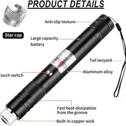 GLOWISH USB RECHARGEABLE HIGH POWER LONG RANGE RED LASER POINTER image 2