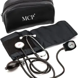 MCP Healthcare Sphygmomanometer Aneroid Type Manual Blood pressure monitor with stethoscope Bp Monitor Cuff-9