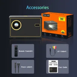 TOPPRO T7 Youtube Miracast Projector with Native 720p Full HD Support Electric Focus (5000 lm / 1 Speaker / Wireless / Remote Controller) Portable Projector image 5