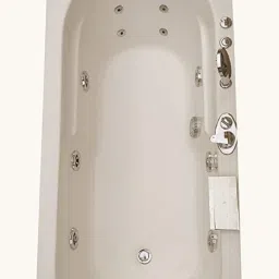 Prestige 4 Ft Jacuzzi with Back Massage and Filler System- Ivory Free-standing Bathtub-image-88