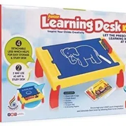 Learning Desk KIT for Kids Portable Study Table for Kids Writing Drawing-picture-0