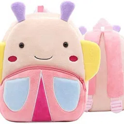 New Butterfly Toddler School Bag Plush Bag Kids Bag for 2 to 5 year Child(10 L) School Bag-image-69