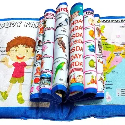 Alphabet, Numbers Learning Cushion Baby Pillow Book for Kids Boys and Girls-15