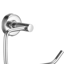 towel ring moxy half cut towel holder stand silver Towel Holder-image-29