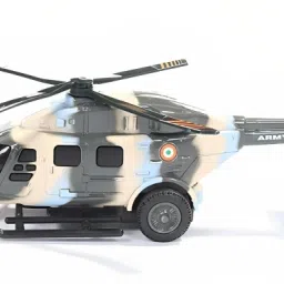 Dhruv Helicopter For Kids, Pull Back Action, Realistic Body Graphics-16